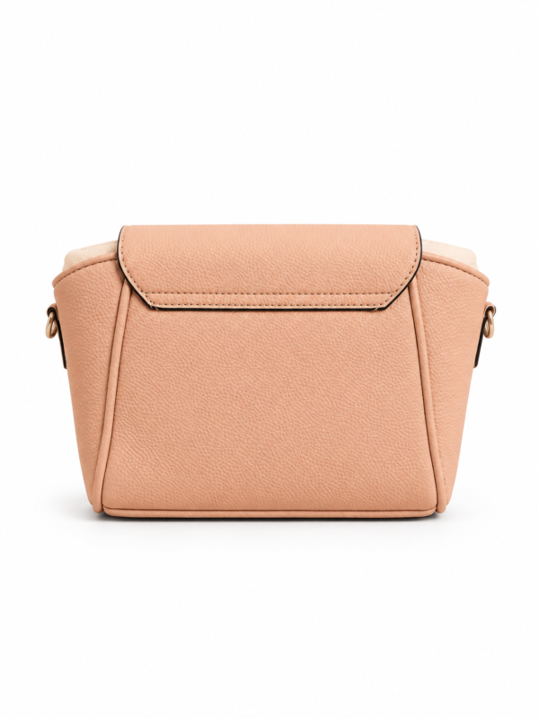vyntera-blush-back-white Blush Textured Sling Bag